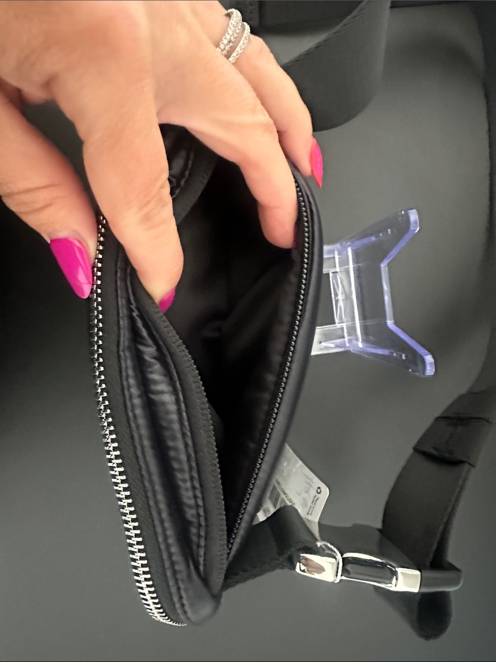 NWT Lululemon Black Quilted Everywhere Belt Bag “Wunder Puff” - Picture 9 of 11